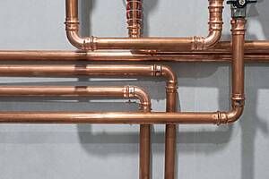 copper plumbing pipes